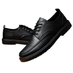 Men's Black British Brogue Shoes | Aladinae