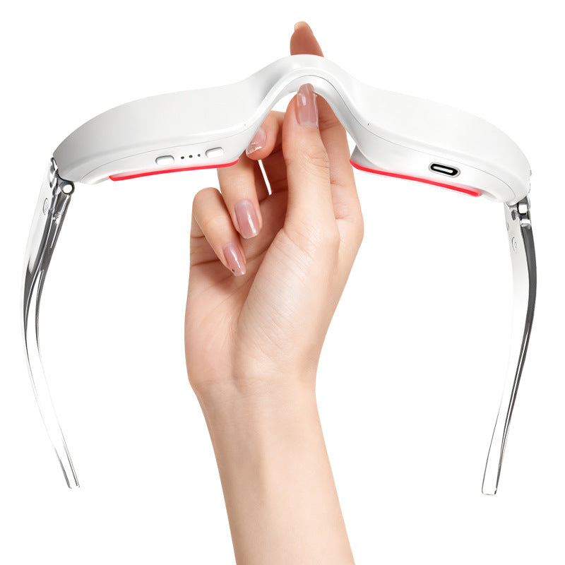 New EMS eye massage microcurrent stimulation beauty device, red light massage lifting eye bag beauty device