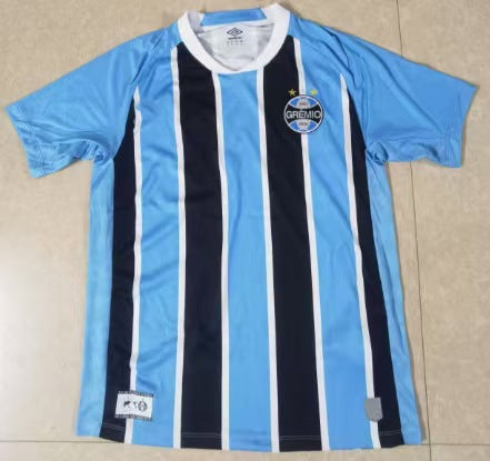 Men's Short-Sleeve Football Jersey - Polyester, Striped