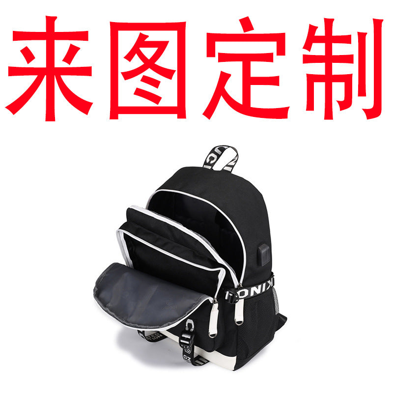 Cross-border Stranger Things Stranger Things4 peripheral backpack student school bag business computer bag