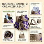 Cross-border HANDCRAFTED CROCHET FLOWER BAG Handmade Crochet Flower Bag Set