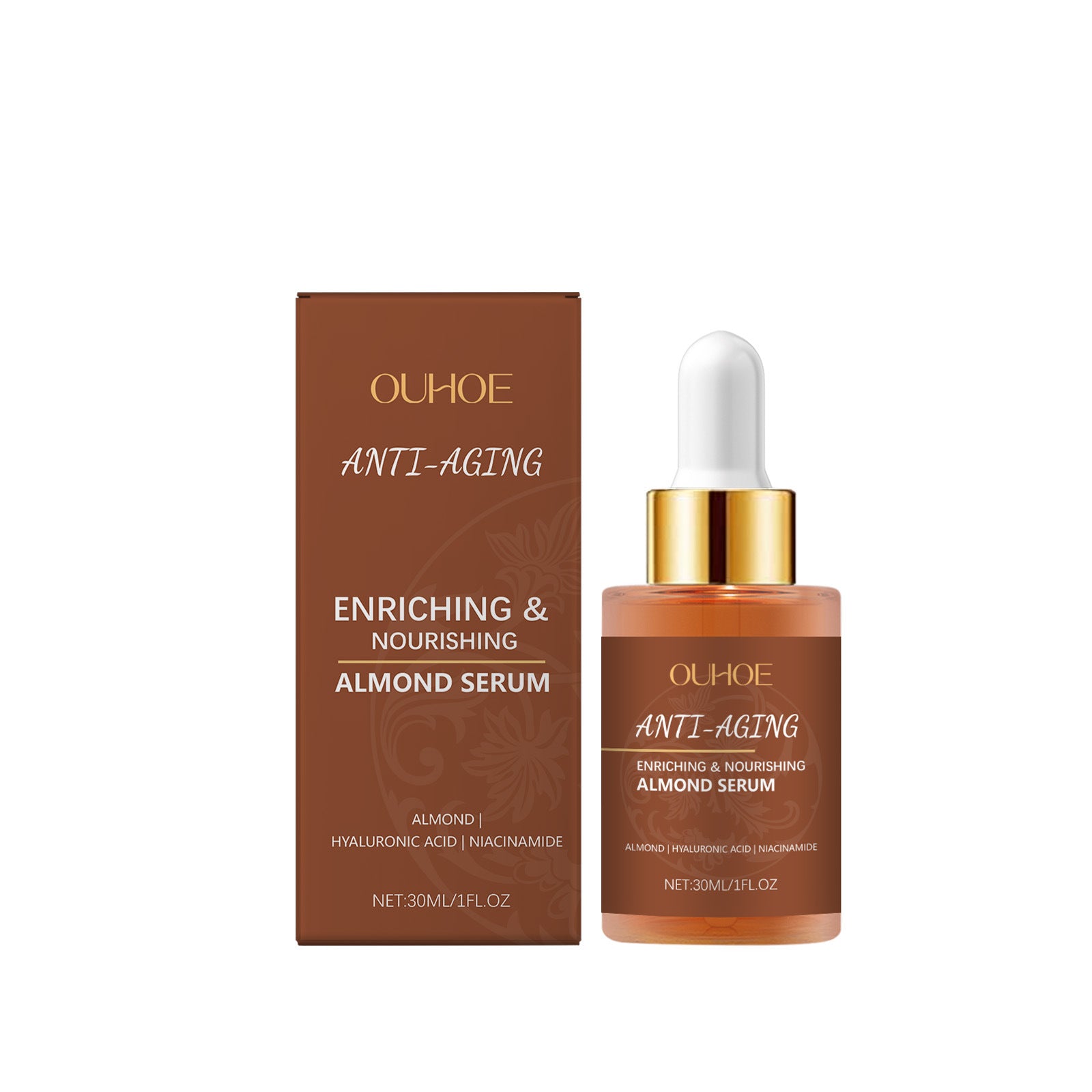 OUHOE moisturizing essence nourishes facial skin, brightens skin tone, elasticizes skin, rejuvenates and moisturizes the skin