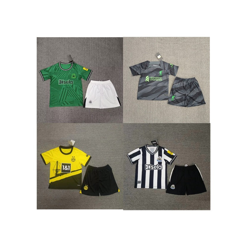 Football uniforms for children and adults Paris Chelsea Arsenal Liverpool Milan Dortmund Newcastle Riyadh jerseys
