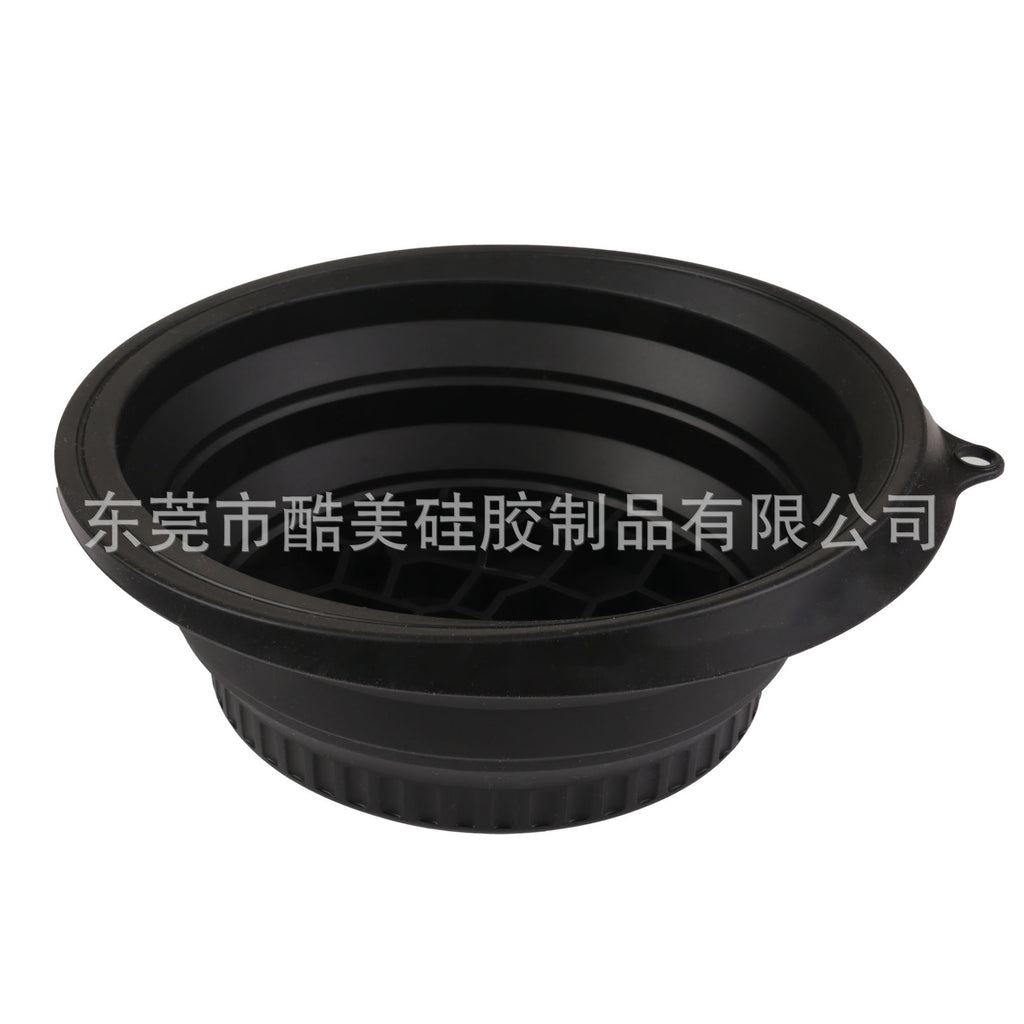 Silicone foldable ice compress basin facial ice compress beauty device ice facial folding washbasin