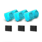 Amazon Pet Water Fountain Rectangular Dual-Wing Filter Cartridge Activated Carbon Resin Multi-Filter Cat Water Feeder Filter Cartridge