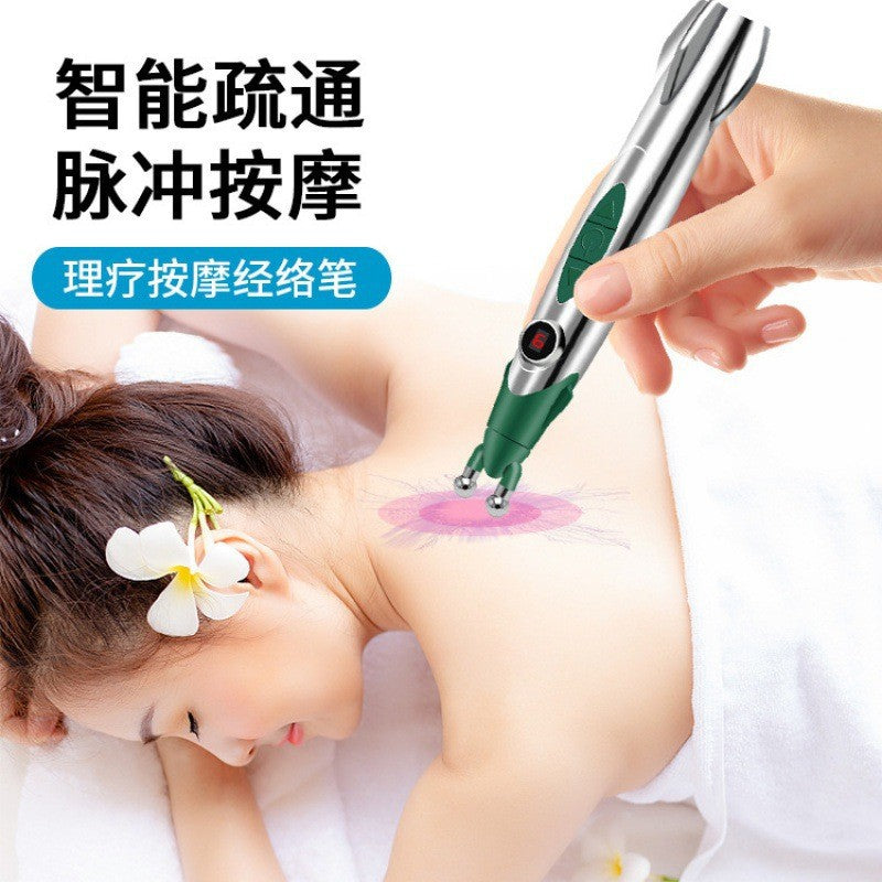 HempvanaRocket muscle massage therapy pen acupuncture pen electric meridian dredging electrotherapy pen