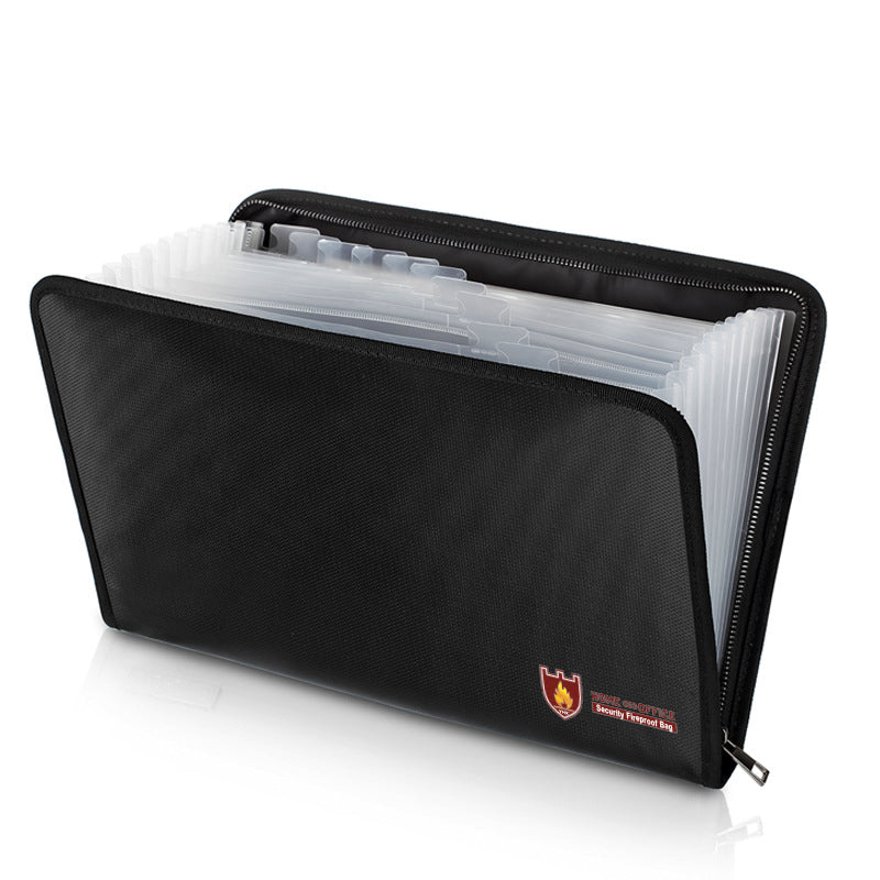 Amazon's hot-selling fireproof bag valuable document storage box waterproof flame retardant fireproof document bag
