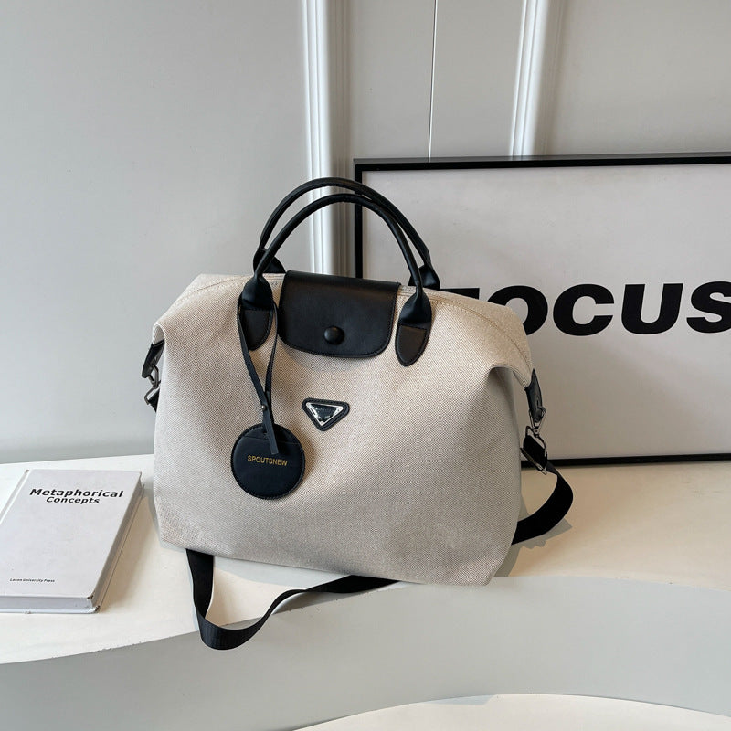 Large capacity lightweight travel bag for women new shoulder bag student commuter messenger bag travel convenient hand luggage bag
