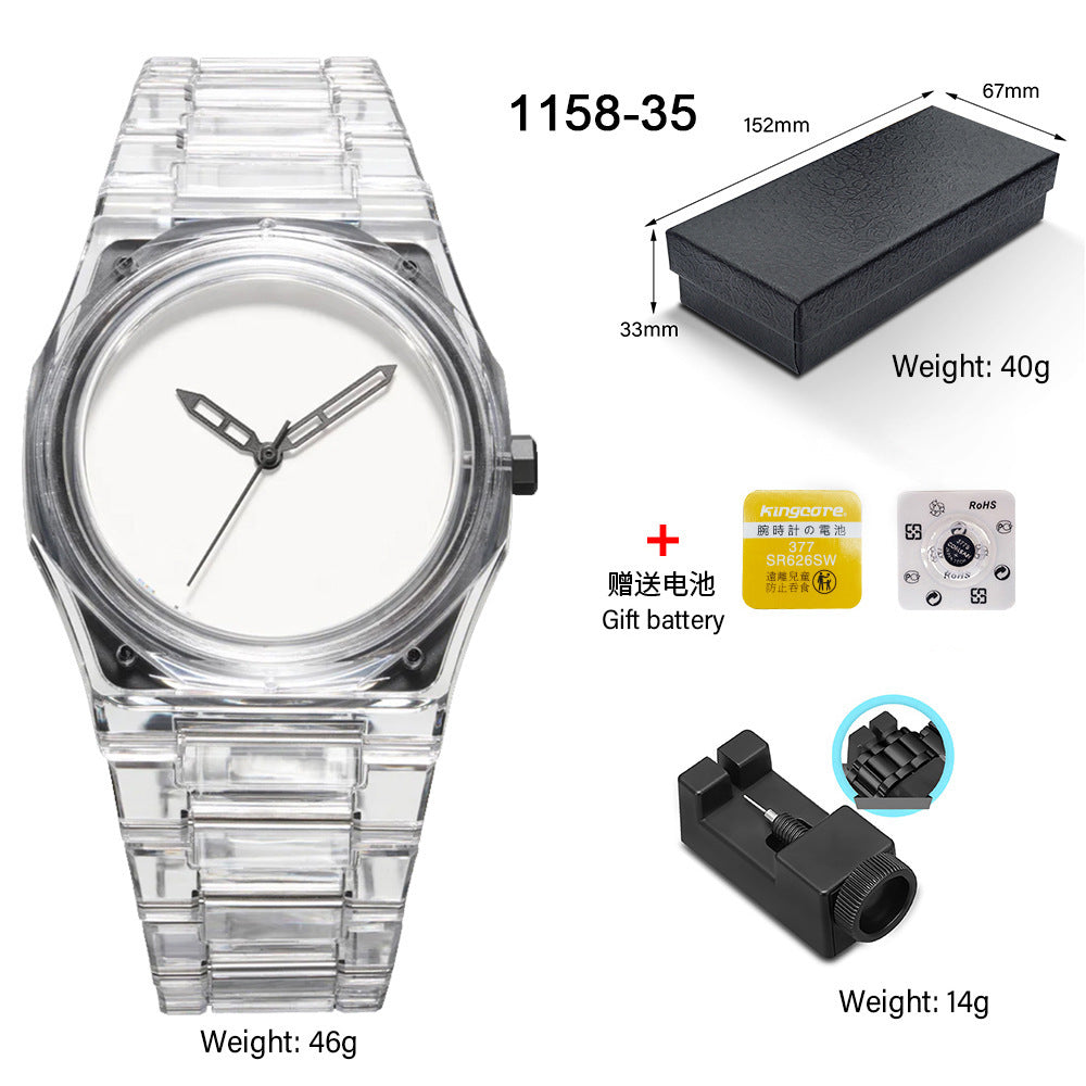 SHUAIKE new personality fashion large dial women's watch candy color trend fashion watch decorative color watch