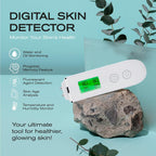 Amazon Bestselling Skin Moisture Tester, Skin Hydration and Oil Detector, Fluorescent Detection Pen, Thermometer and Hygrometer