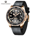 Men's White Automatic Mechanical Watch - Waterproof 100m