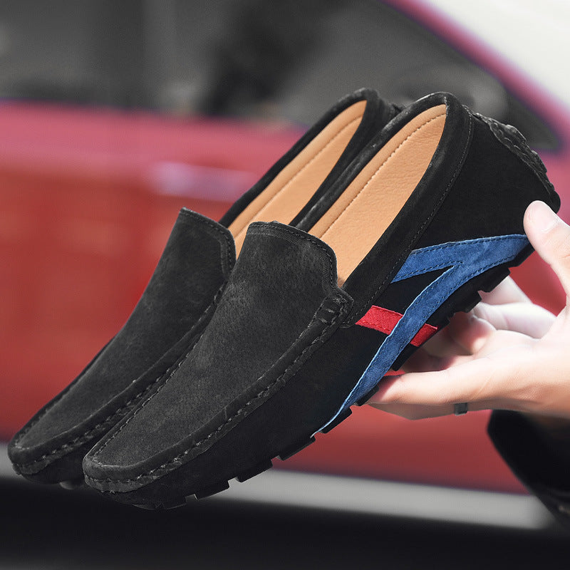 Men's Genuine Leather Slip-On Loafers | Aladinae
