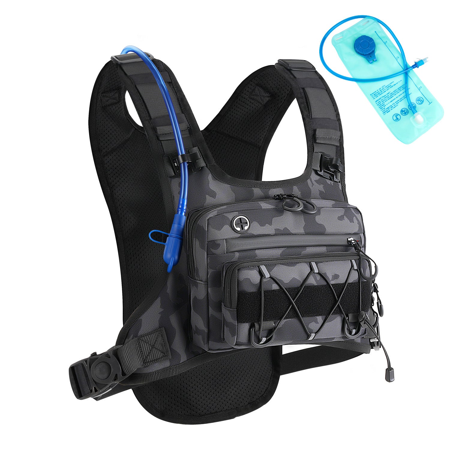 New tactical chest pack, multi-functional trail running bag, travel portable hiking bag, cycling backpack, Amazon bestseller.