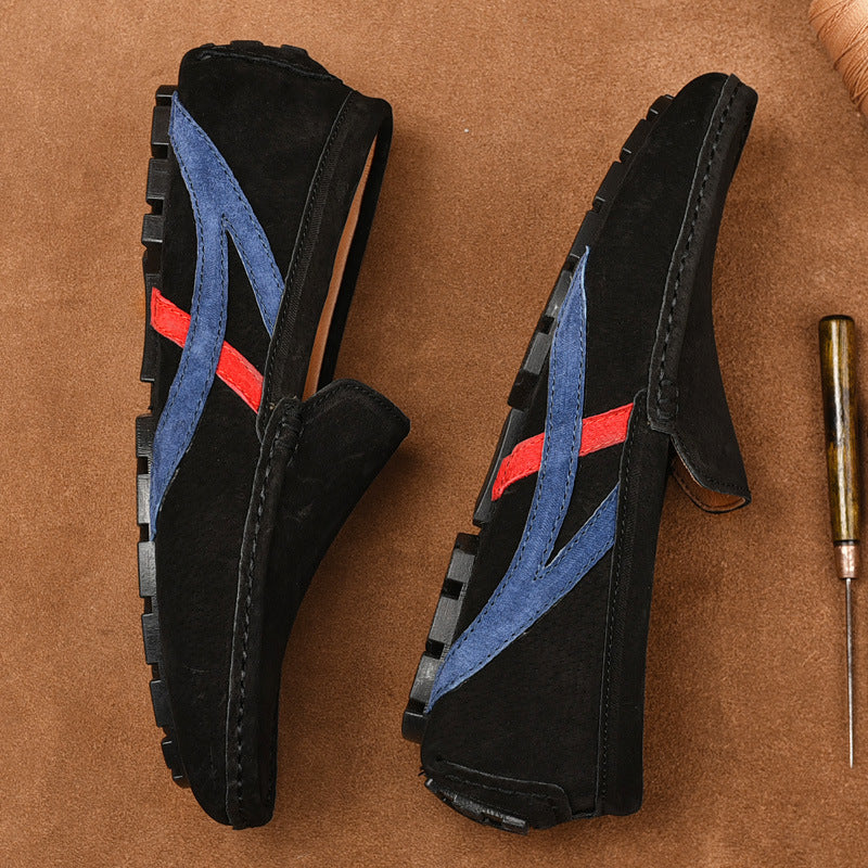 Men's Genuine Leather Slip-On Loafers | Aladinae