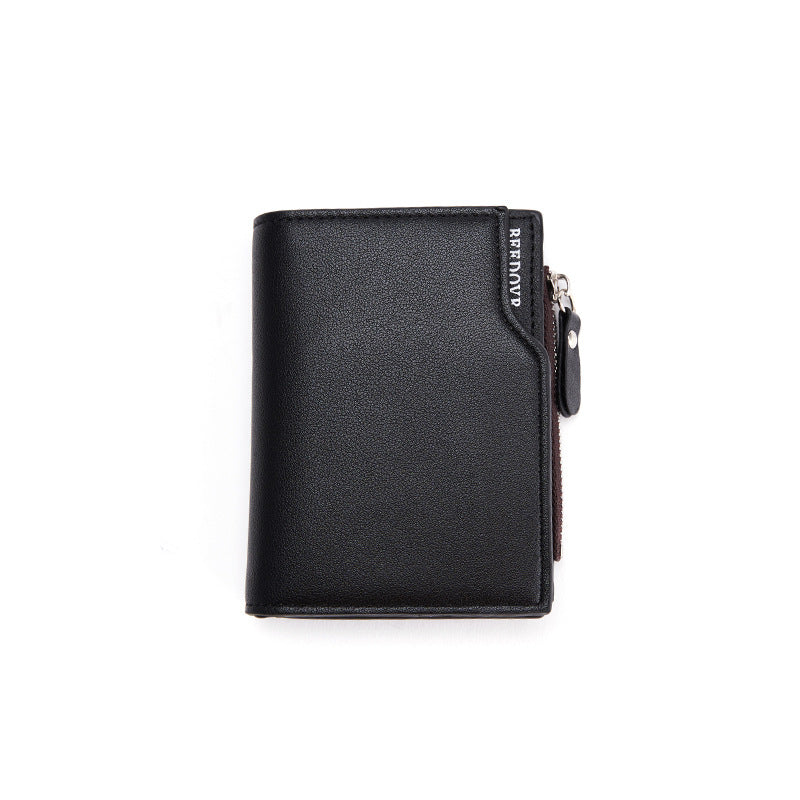 Men's Zipper Wallet with Coin Purse & Card Slots | Aladinae