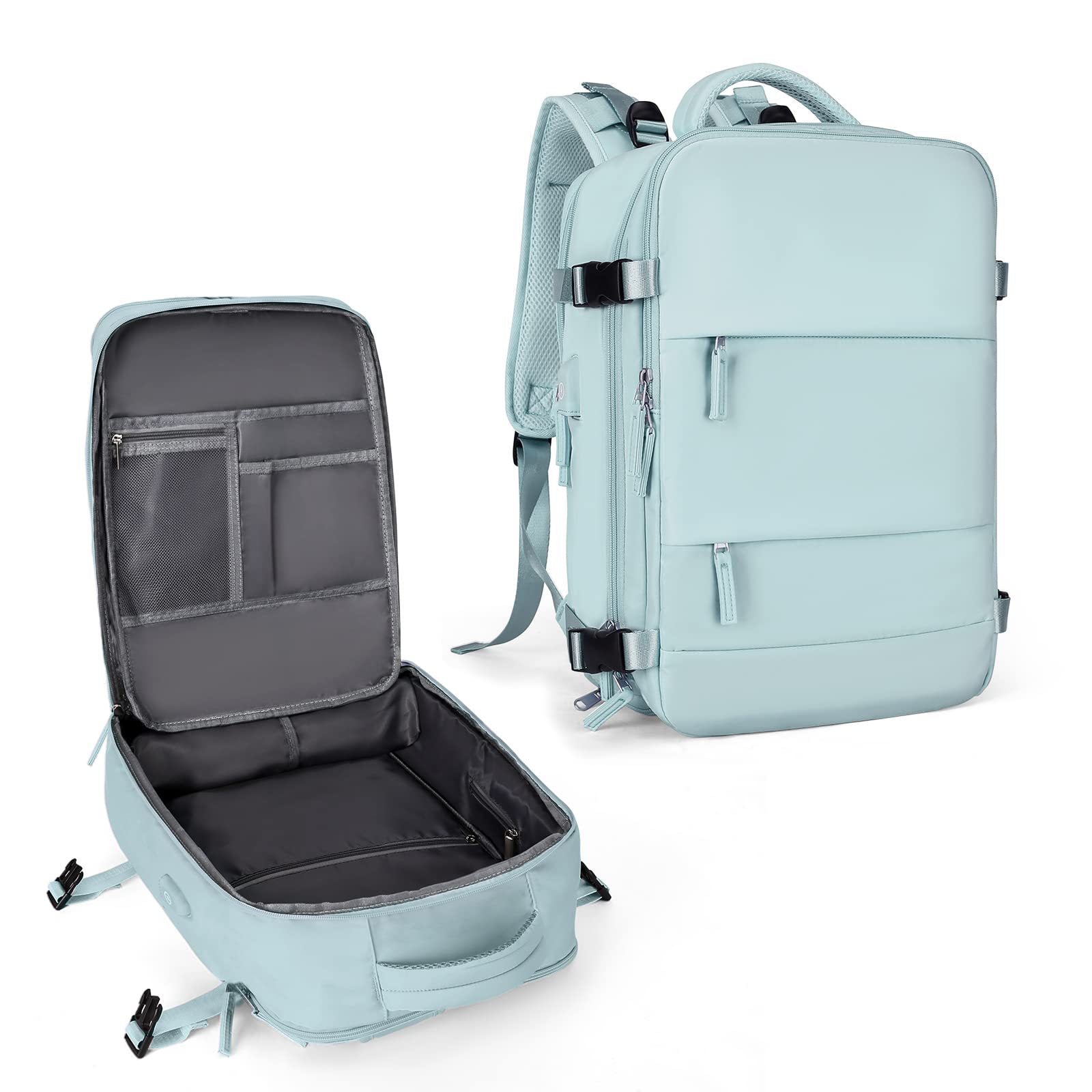 Spot Amazon waterproof travel bag backpack USB luggage school bag travel toiletries set fashion wholesale