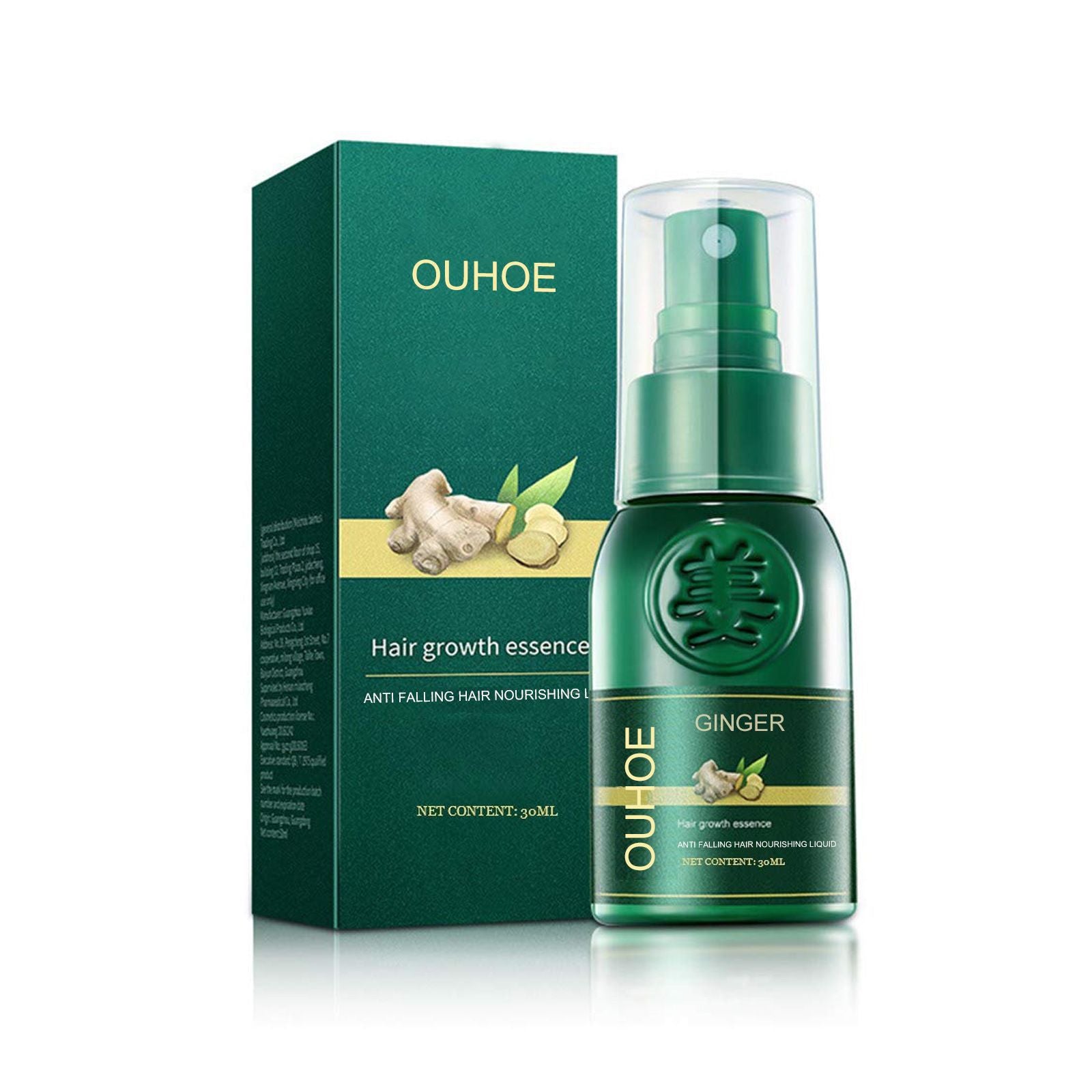 OUHOE Ginger Hair Care Serum 30ml – Scalp & Root Care | Aladinae