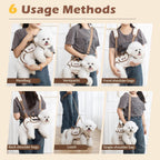 Amazonian dog carrying backpack, shoulder bag, handheld pet leash backpack, portable, breathable, can be worn as a crossbody bag, wholesale available.