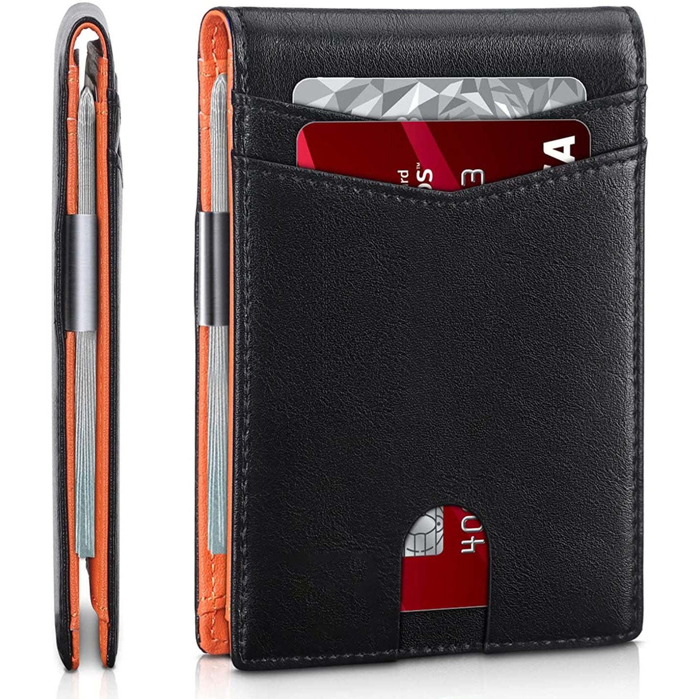 RFID Genuine Leather Card Holder – 12 Card Slots | Aladinae