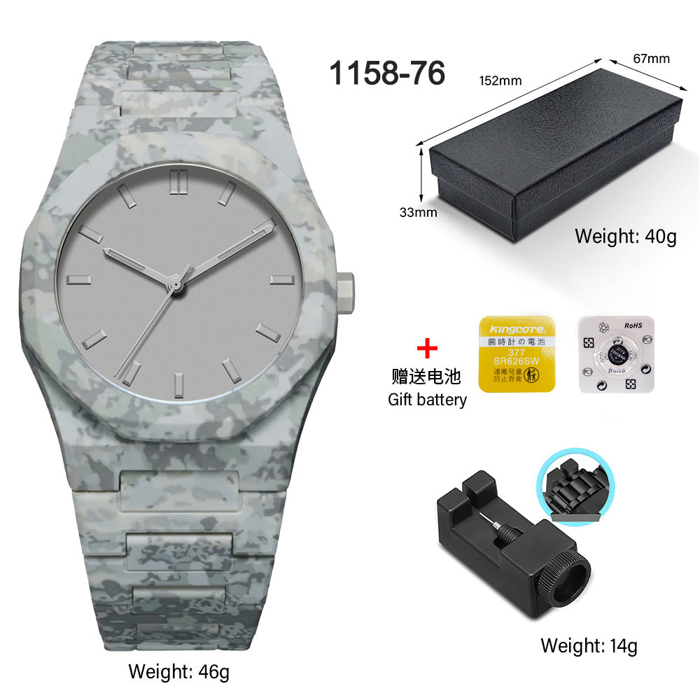 Women's Large Dial Candy Color Watch - Plastic Strap