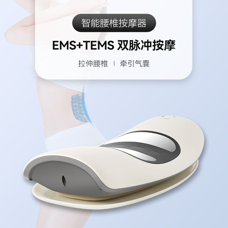 Customized lumbar spine massager, electric lumbar massager, hot compress vibration massager, massager therapy device（MOQ：8）