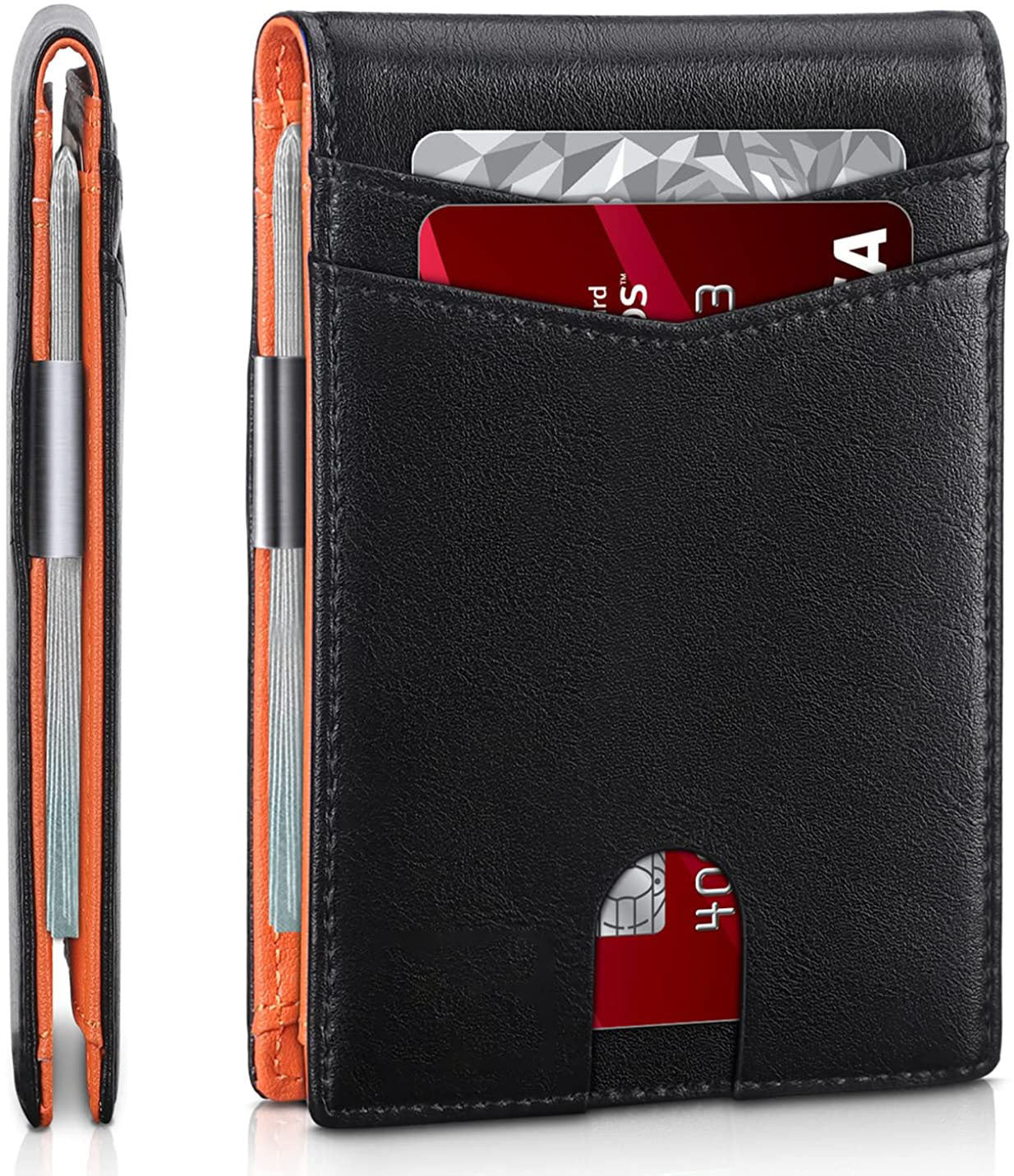 RFID Genuine Leather Card Holder – 12 Card Slots | Aladinae
