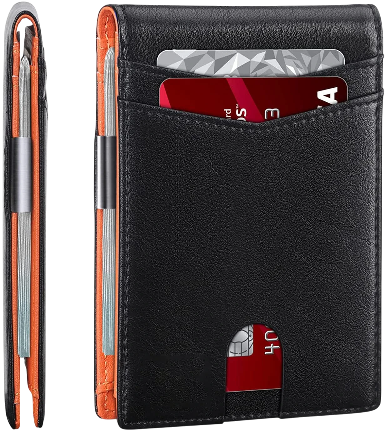 RFID Genuine Leather Card Holder – 12 Card Slots | Aladinae
