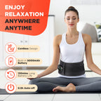 Cross-border red light heating massage belt infrared physiotherapy hot compress rechargeable support lumbar disc herniation protection belt