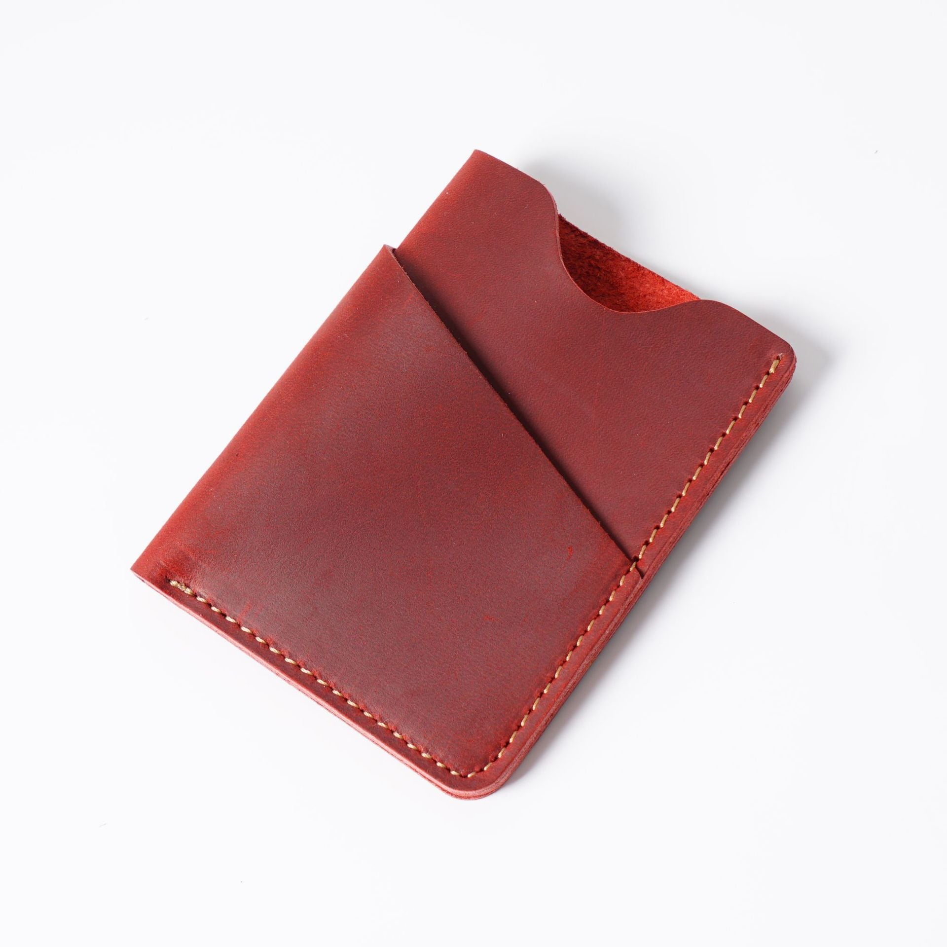 Men's Crazy Horse Leather Card Holder & Coin Purse | Aladinae