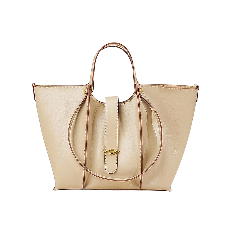 New small cowhide versatile commuter tote bag for women Genuine leather large capacity high-end women's shoulder handbag