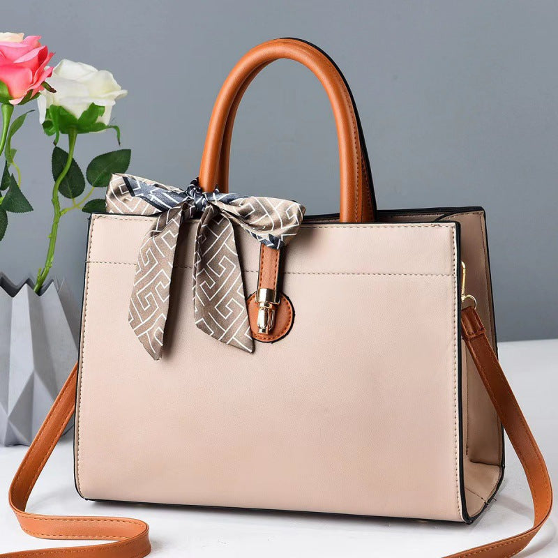 Fashion ladies bag large capacity bag crossbody mother style solid color net celebrity simple western style small bag bags