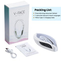 6-mode 8-level microcurrent EMS face slimming device, V-shaped facial massage, kneading, acupuncture, hammering, lifting, acupressure. (Cross-border product)