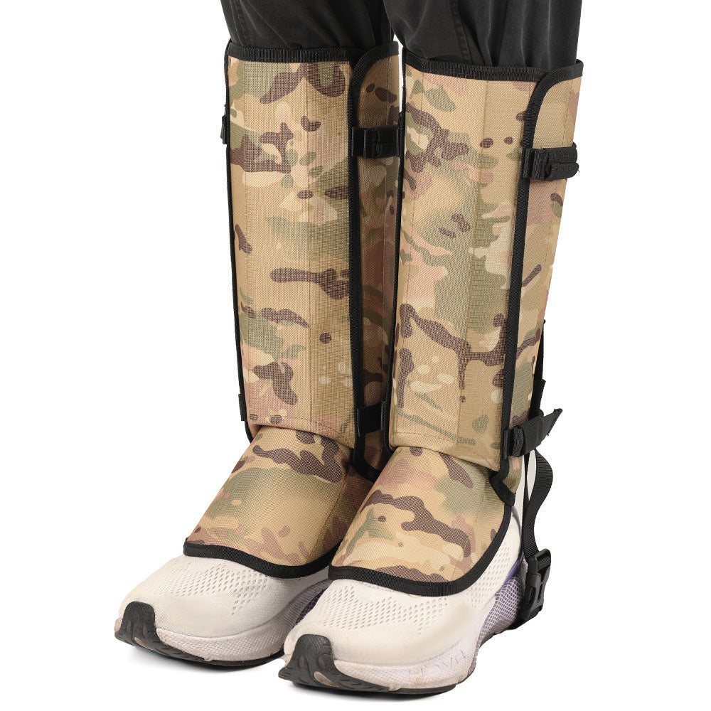 Outdoor mountaineering camping anti-scratch knee pads jungle anti-mosquito anti-snake bite anti-scratch leggings thick waterproof snow cover