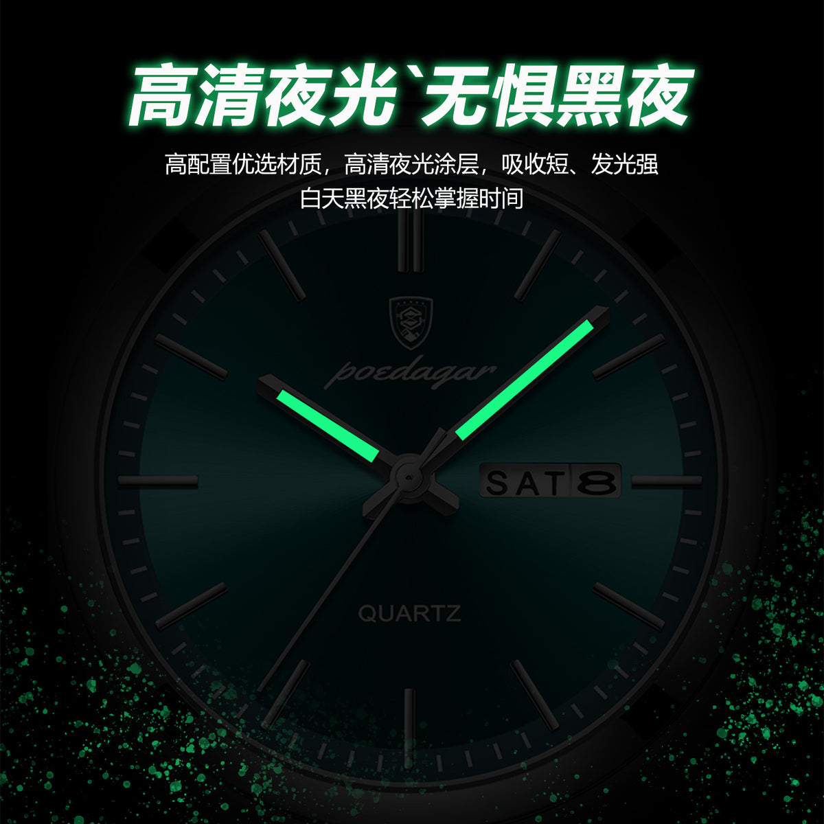 Men's Ultra-Thin Quartz Watch - Waterproof, Luminous