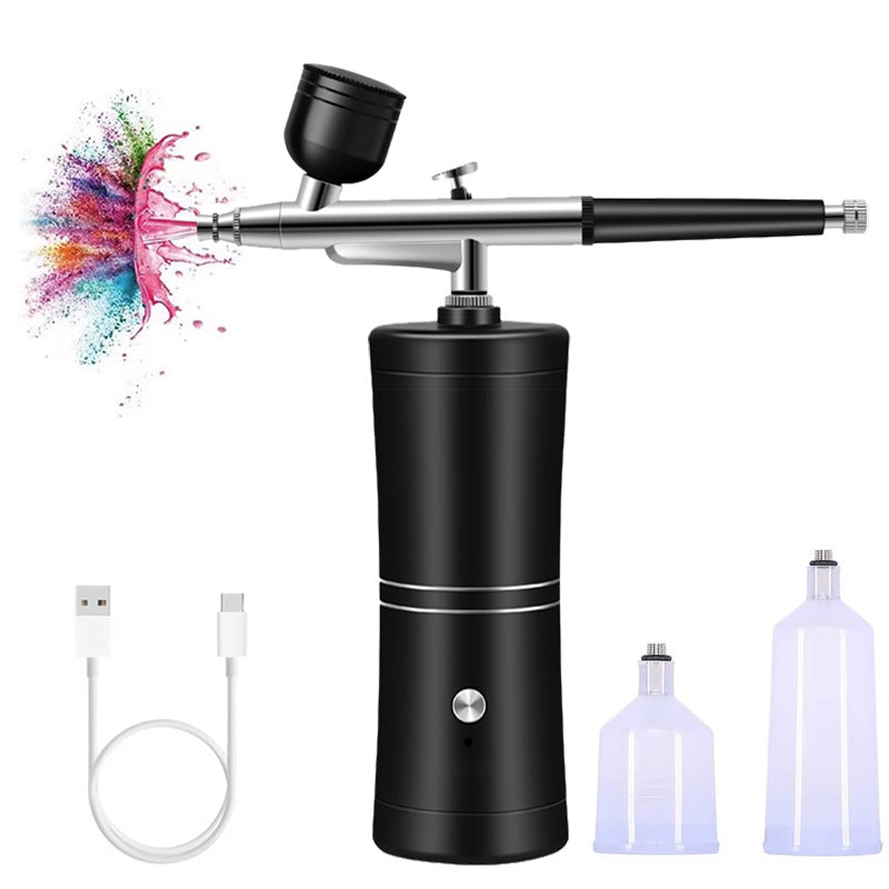 Airbrush gun electric acrylic paint spray gun painting spray gun hand color model spraying manicure airbrush set