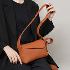 Genuine leather large capacity underarm bag women 2025 summer new versatile shoulder crossbody tote bag