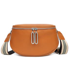 Genuine Leather Saddle Bag