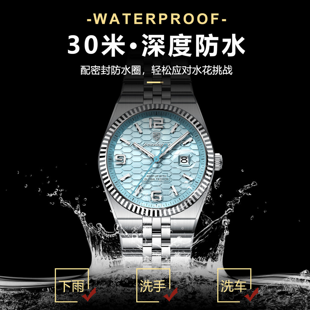 Women's Waterproof Quartz Watch - Luminous Calendar