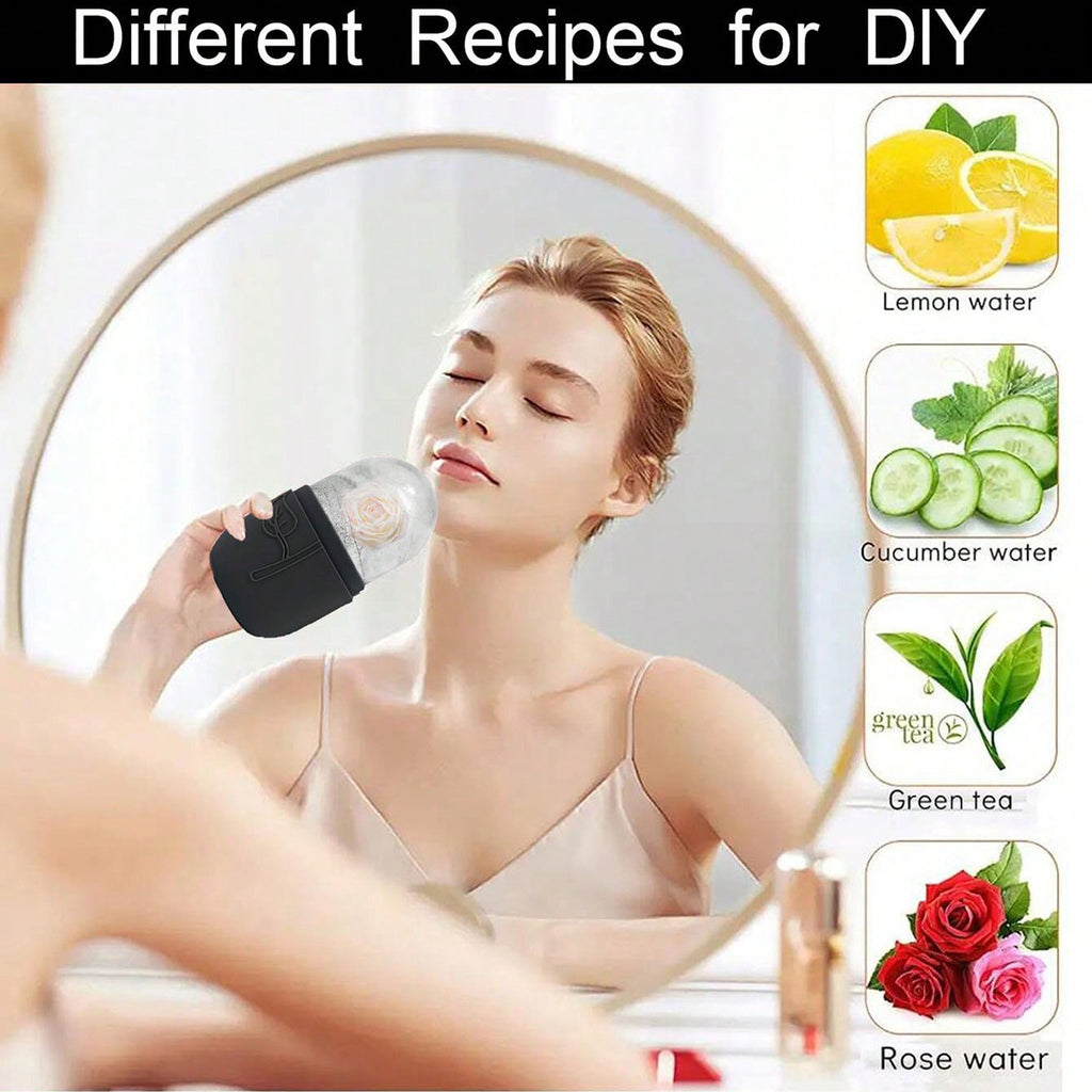 Cross-border facial massage stick double-headed face massager heart-shaped scraping beauty massage board massage roller spot