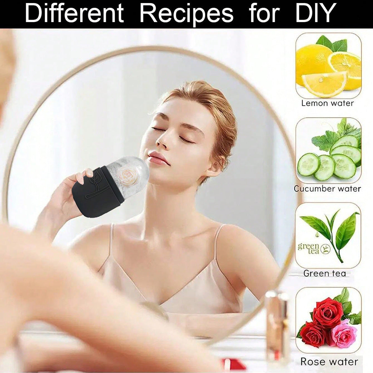 Cross-border facial massage stick double-headed face massager heart-shaped scraping beauty massage board massage roller spot