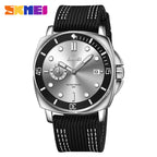 SKMEI Men's Luminous Quartz Watch – Nylon Strap | Aladinae