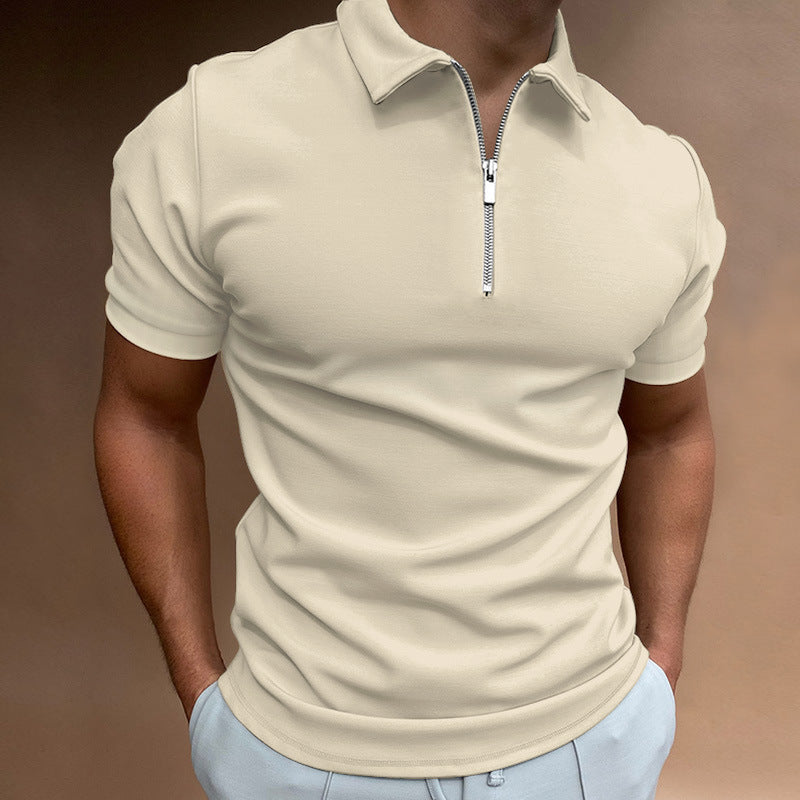 Men's Navy Polo Shirt – Short Sleeve Fitted | Aladinae