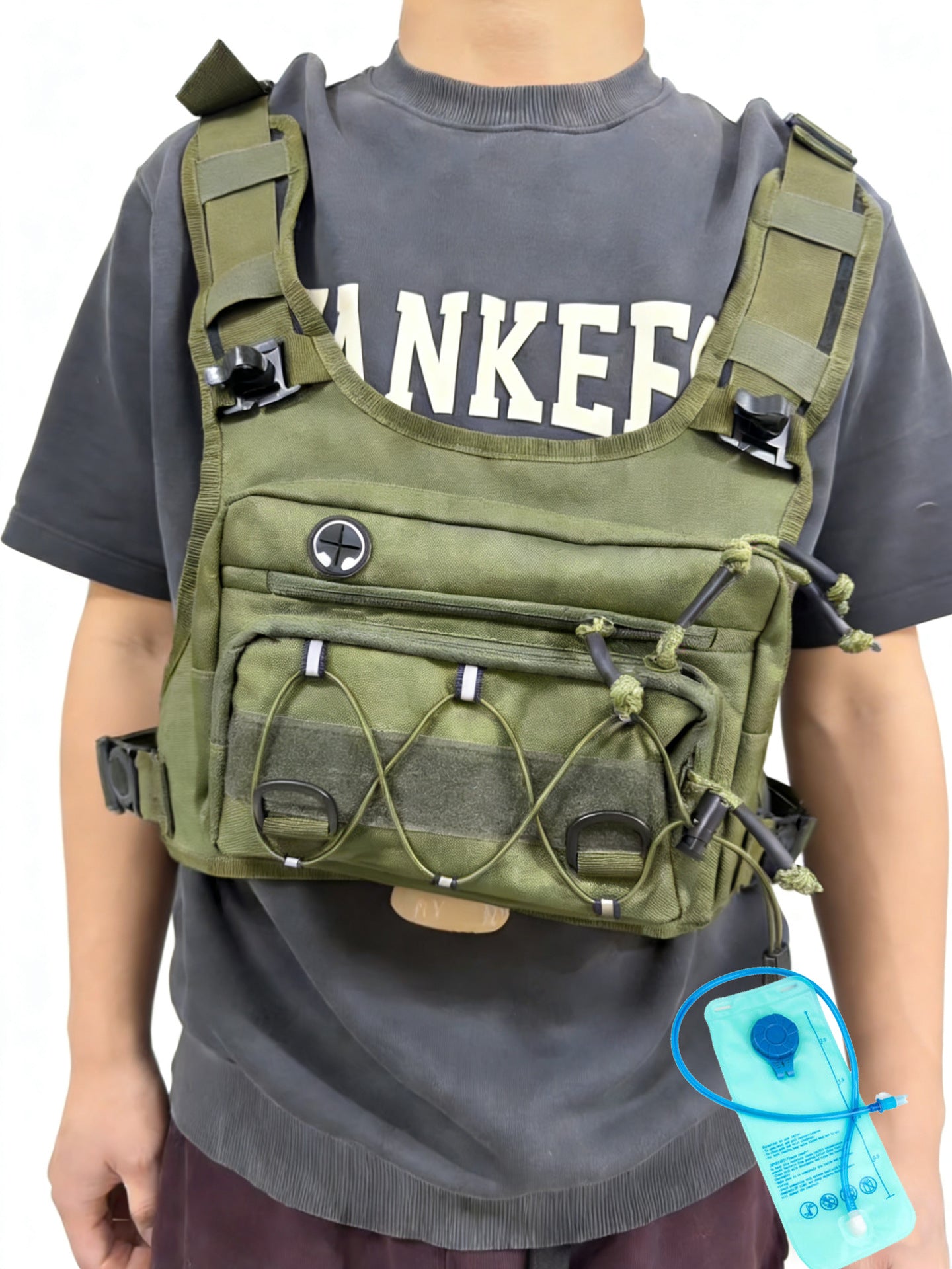 New tactical chest pack, multi-functional trail running bag, travel portable hiking bag, cycling backpack, Amazon bestseller.