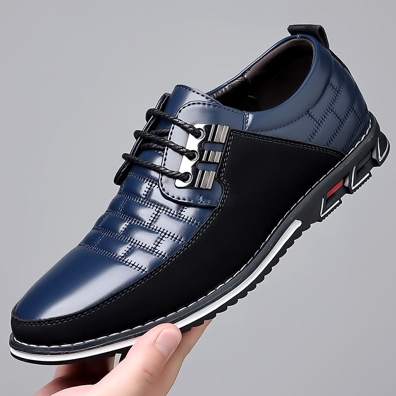 Men's White Leather Casual Shoes – Sizes 38-52 | Aladinae