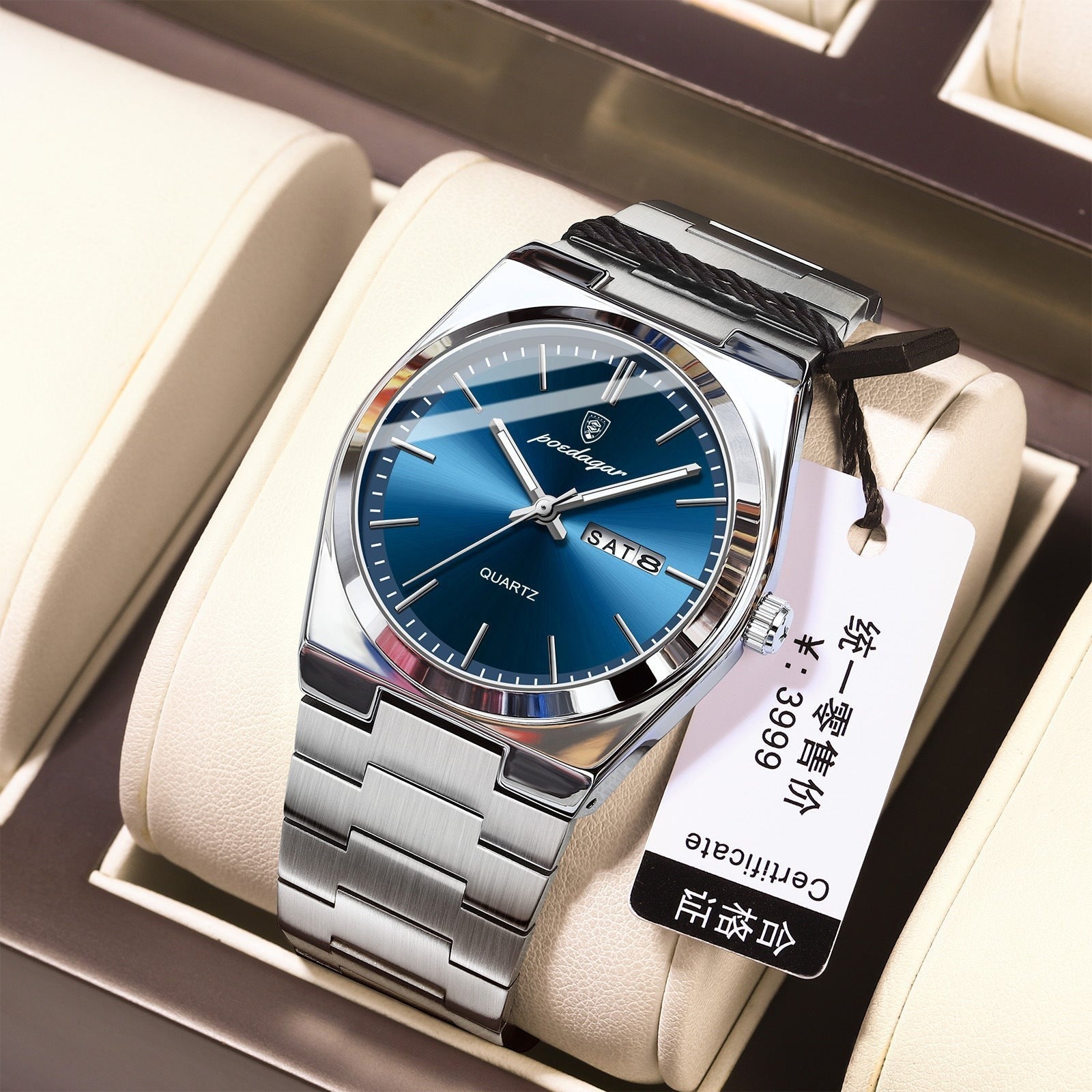 Men's Ultra-Thin Quartz Watch | Aladinae