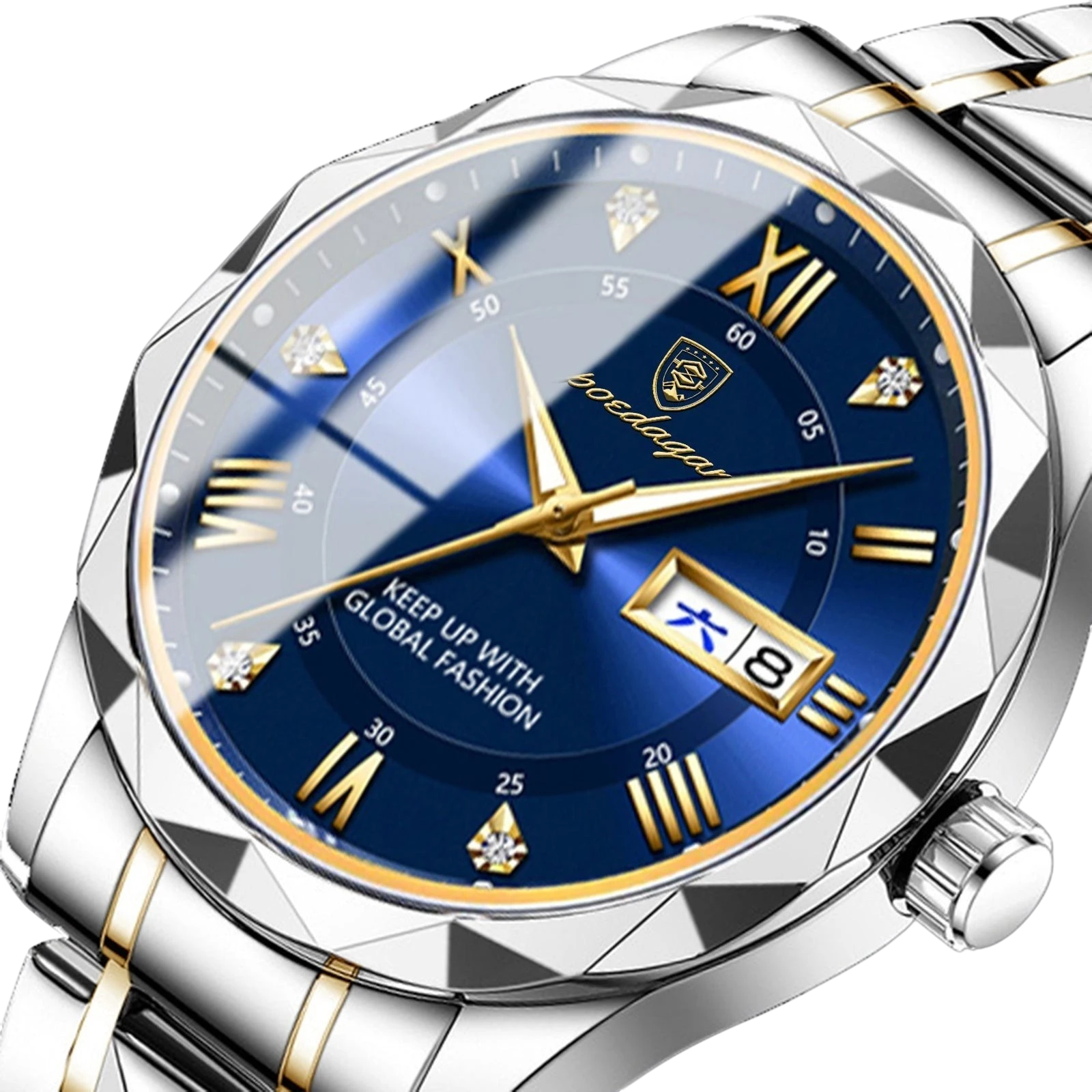 Swiss-Style Men's Dual Calendar Quartz Watch | Aladinae