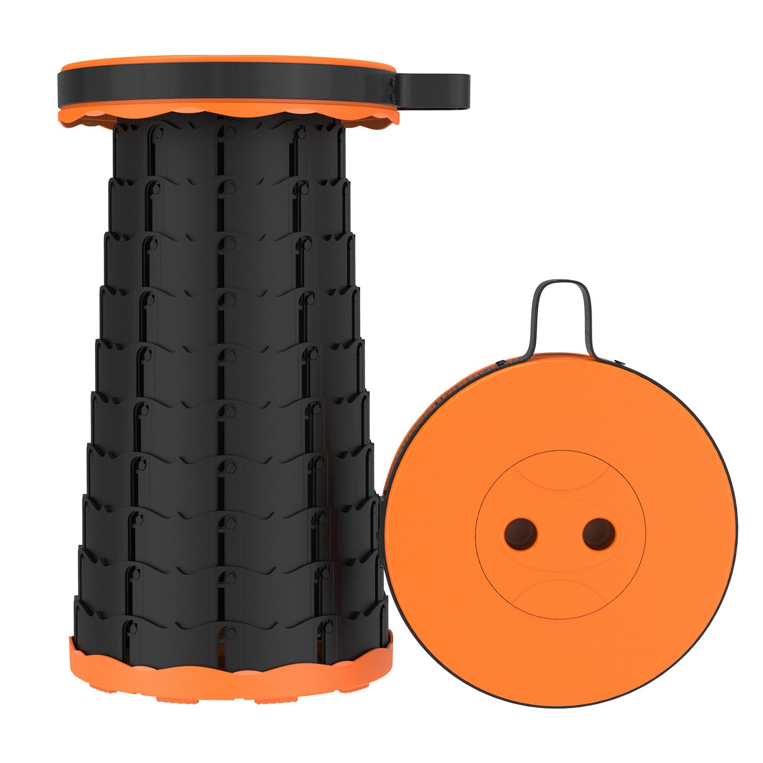 First-hand source of outdoor folding telescopic stool camping fishing portable plastic stool vibrato seagull S leisure adjustable