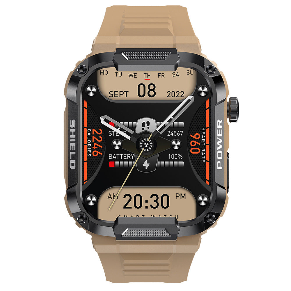 Zongxin MK66 Three-proof Sports Smart Watch Large Screen HD Bluetooth Call Music Watch Outdoor Waterproof Pedometer