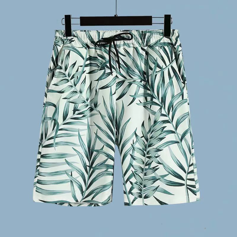 Men's Hawaiian Floral Shirt & Shorts Beach Set | Aladinae
