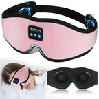 Amazon Wireless 3D Bluetooth Sleep Mask Set - Light Blocking, Memory Foam, Stereo Sound, Waterproof